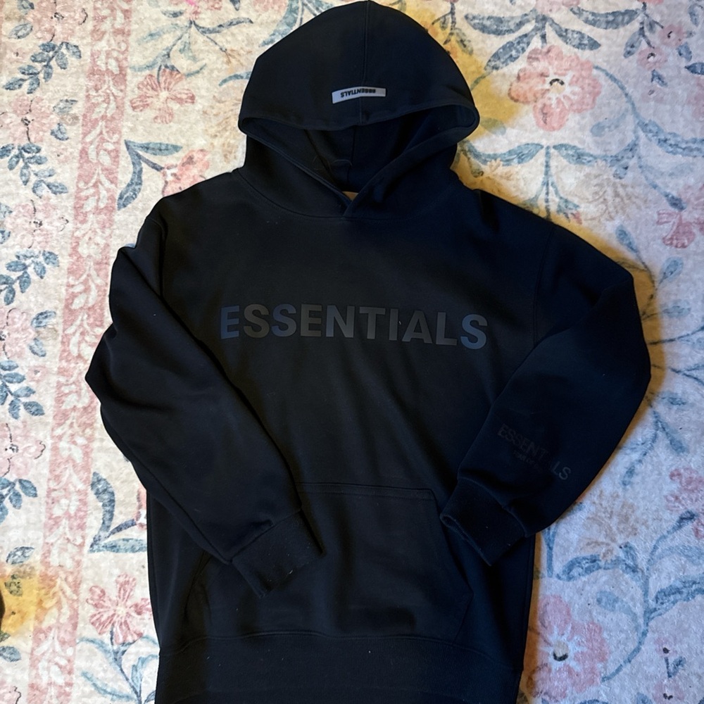 Fear of God Essentials Black Hoodie
